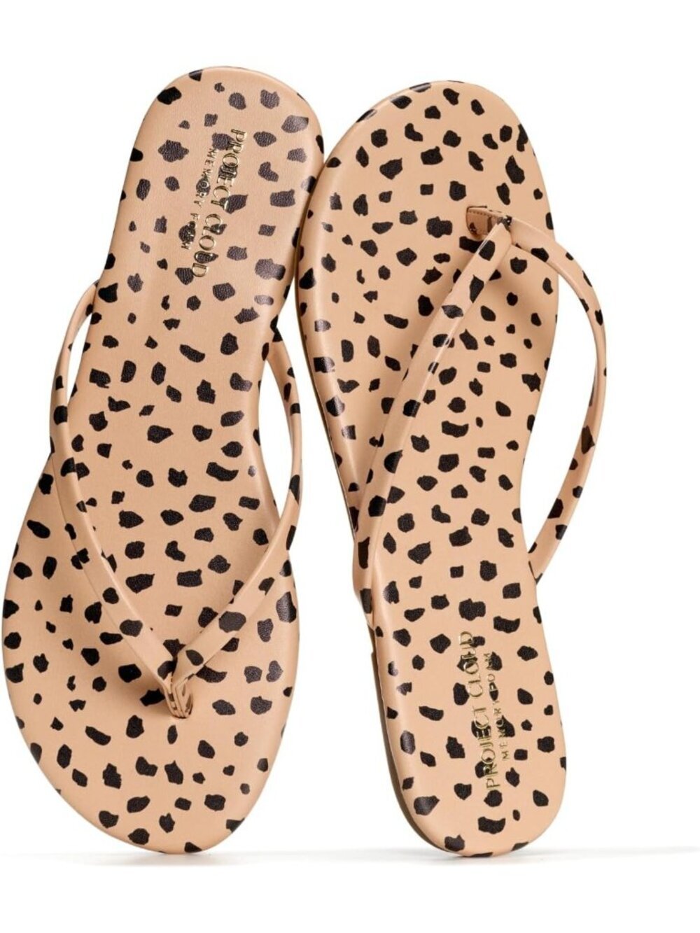 Women's Cheetah Footwear Foam Insole Durable Non-slip Beach Essentials Flip Flop